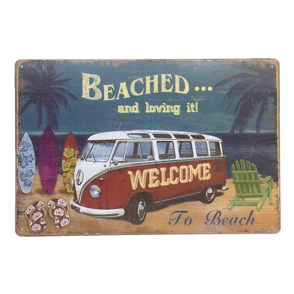 Licences Plates High Level Tin Signs Decorative Vintage Metal Signs