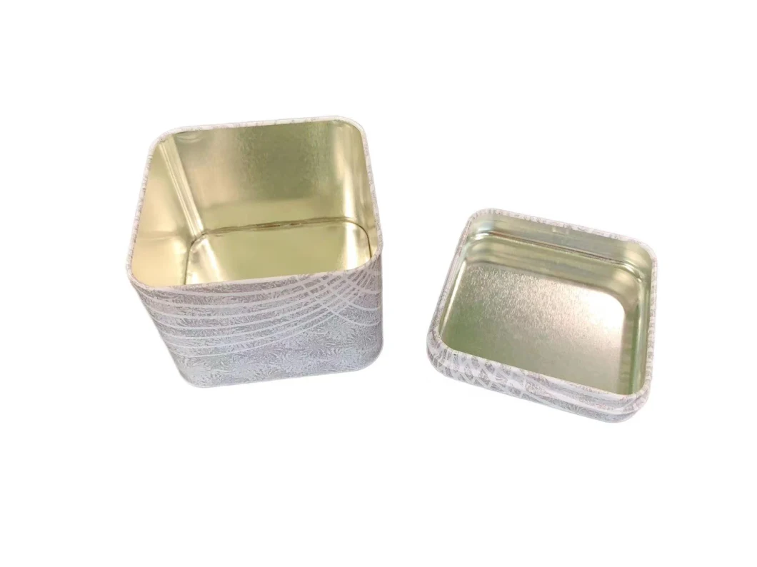 Square Shape Watch Metal Tin Can Belt Watch Packaging Tin Gift Tin Boxe Packaging Tin Box