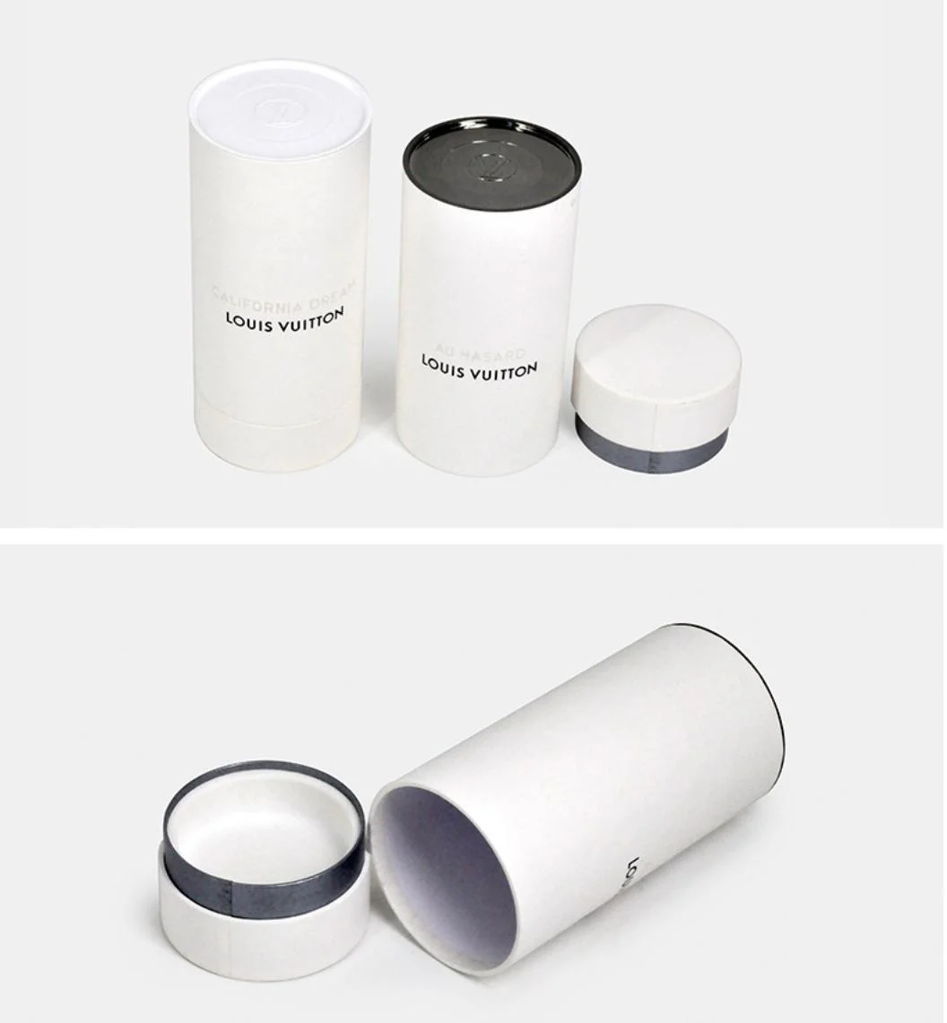 Manufacturers Custom Circular Tea Can Transparent Small Tea Tin Can Paper Can Round Cardboard Boxes