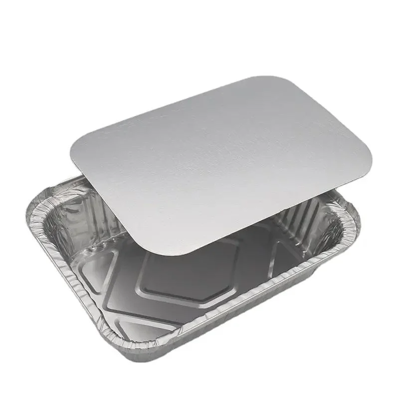 Food Grade Disposable Aluminum Foil Container Tin Drip Pans Tray Carryout Lunch Box