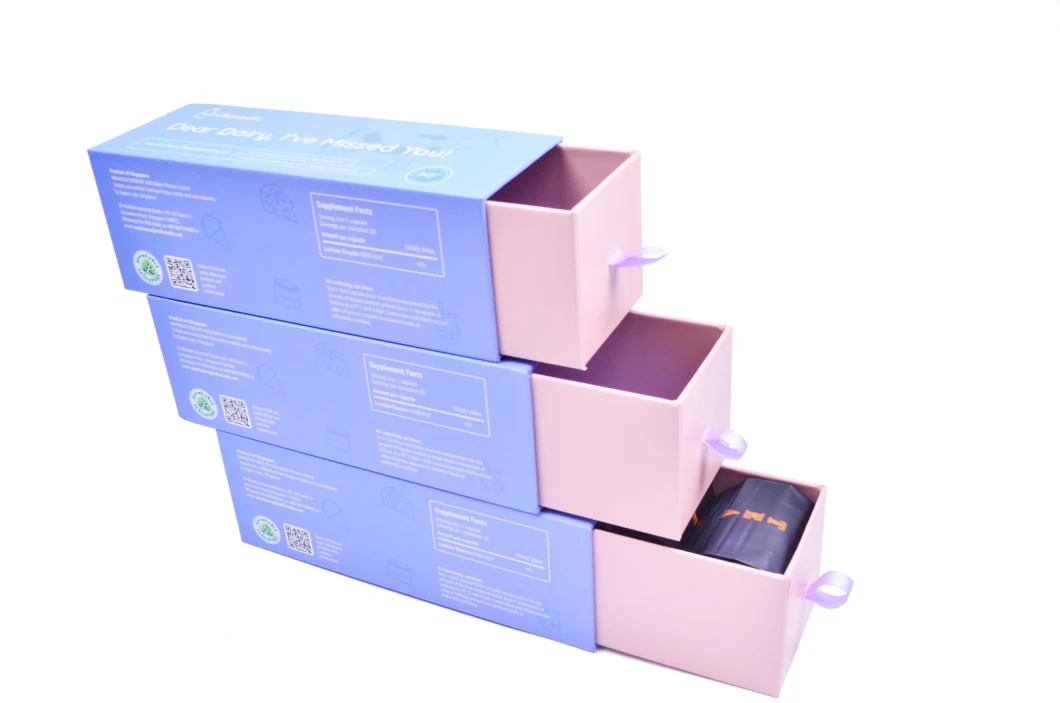 Customized Cosmetic Color Printing Cardbord Drawing Gift Perfum Box