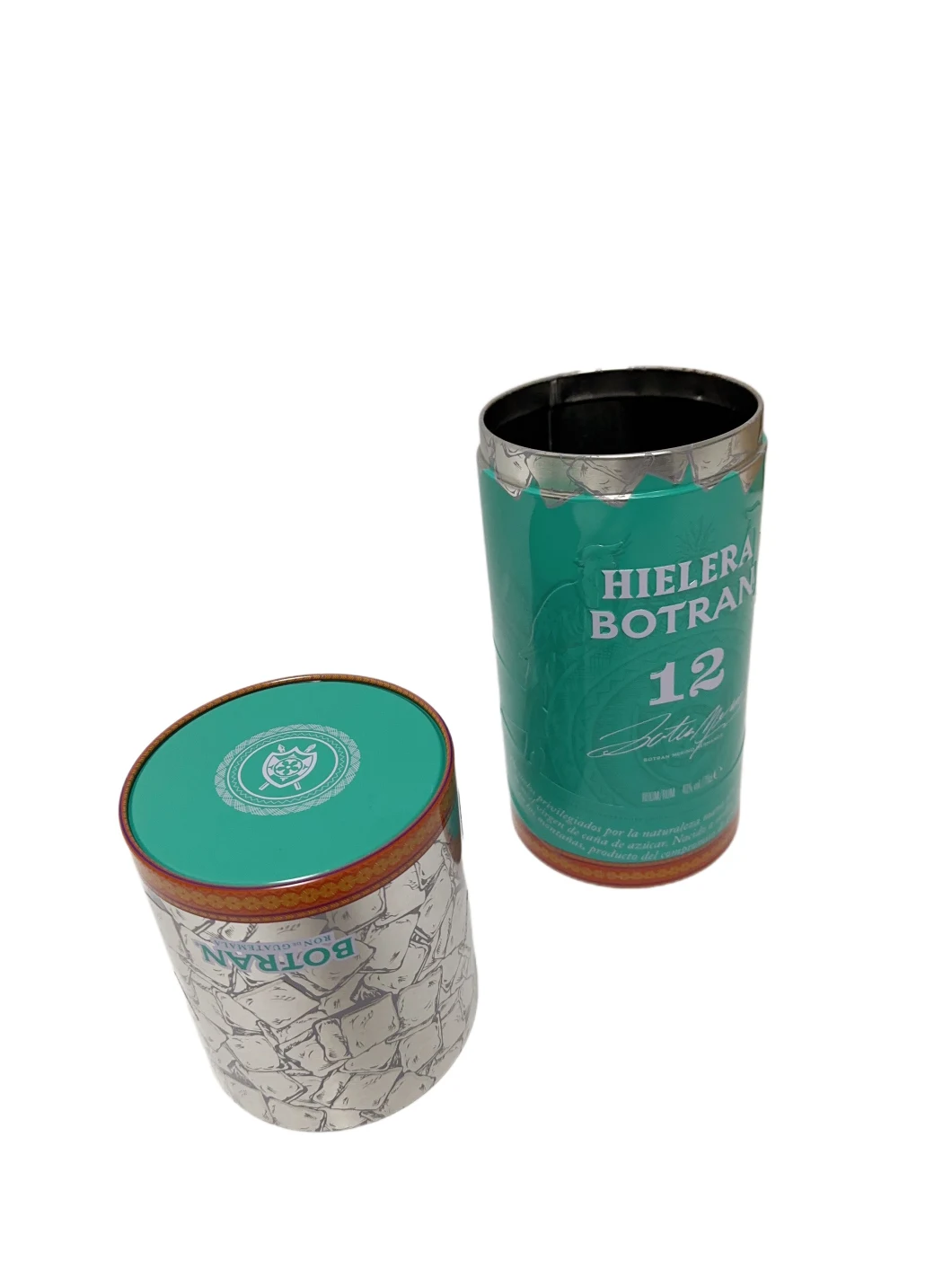 Factory Price Round Tin Box Wine Tin Box Liquor Boxes Round Tin Can Bottle Tin Wine Tin Gift Tin Box
