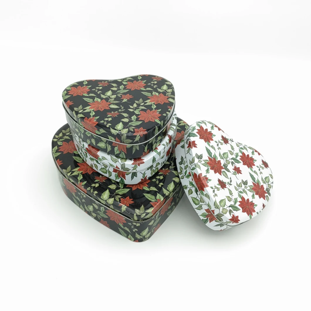 Heart-Shaped Tin Case Manufacturers Customized Creative Chocolate Packaging Iron Box Candy Tin Box