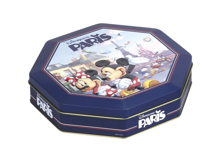 Octagon Shape Metal Chocolate Tin for Candy Christmas Gift Tin Boxes Packaging Cookies Tin Box