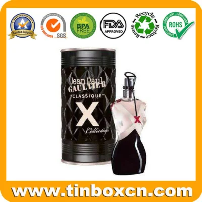 Geprägte, individuelle Metall-Kosmetikdose für Parfüm-Duftöle