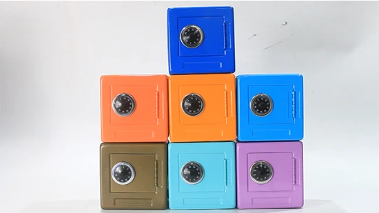 Uni-Sec Geld-Aufbewahrungsbox für Bargeld, tragbares Metall-Bargeld, individuelles Blechdosenschloss, Kunststoff-Geldkassette (CB-8006)